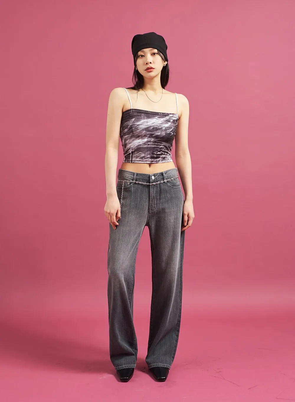 Summer Wide Leg Denim Pants CJ27