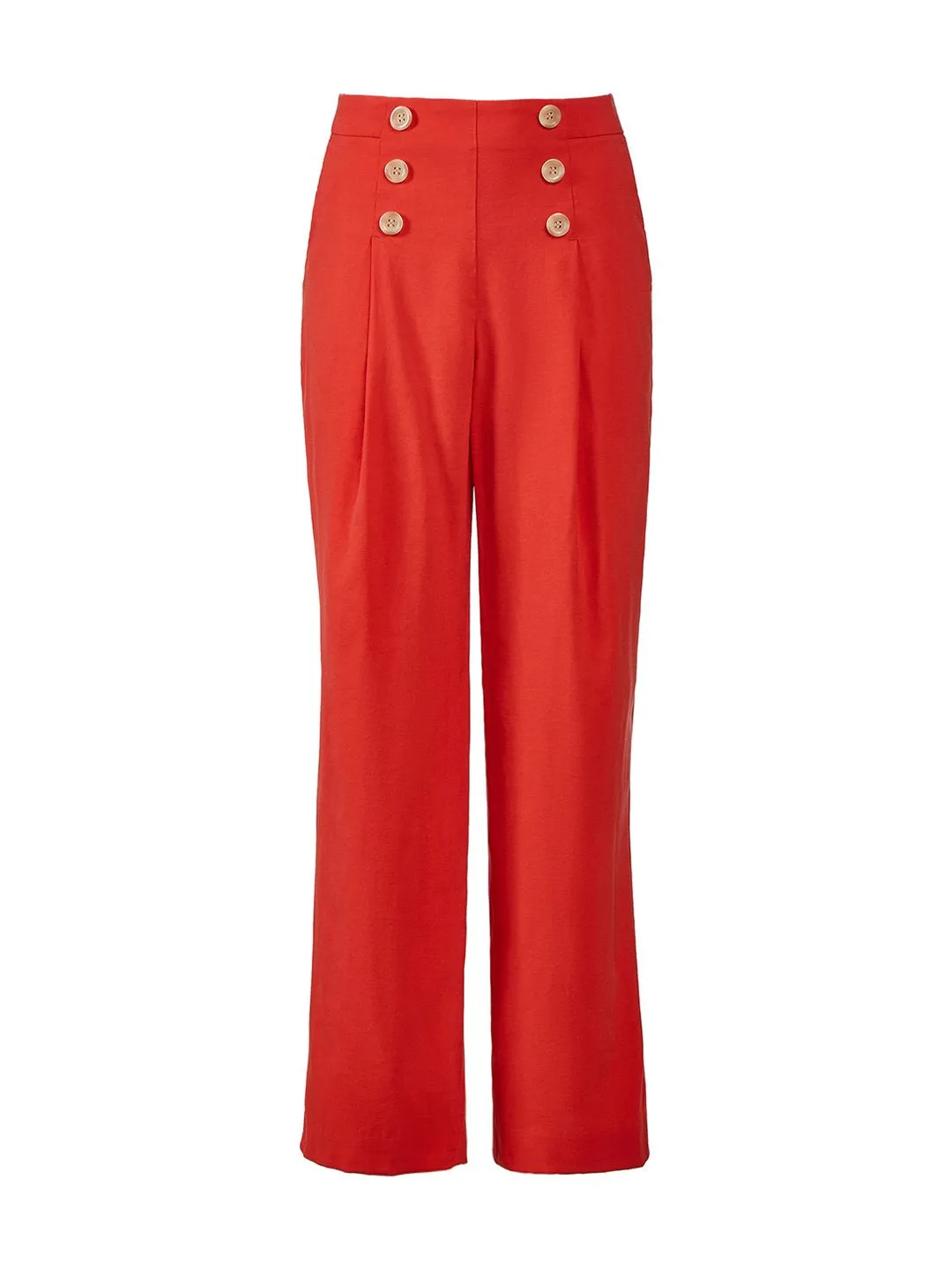 The Sailor Pant in Vermillion Kiss