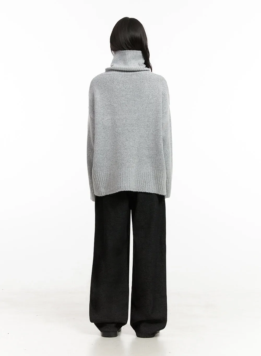 Tweed Chic Wide-Leg Pants  IN427