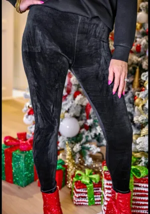 Valerie Velvet Leggings