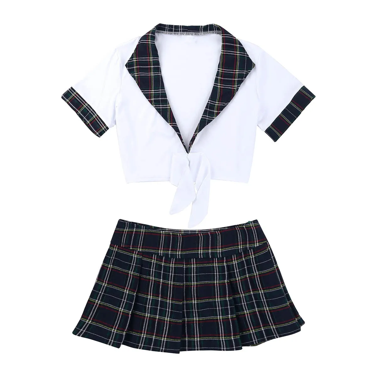 Women's School costume uniform Lingerie Role Play  Skirt Plus size Student Cosplay Costumes