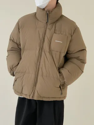 Zhou Solid Front Pocket Down Jacket